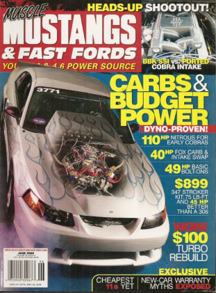 MUSCLE MUSTANGS & FAST FORDS 2006 JUNE - EARLY FOX HOP-UP, HOT T3 4-BANGER